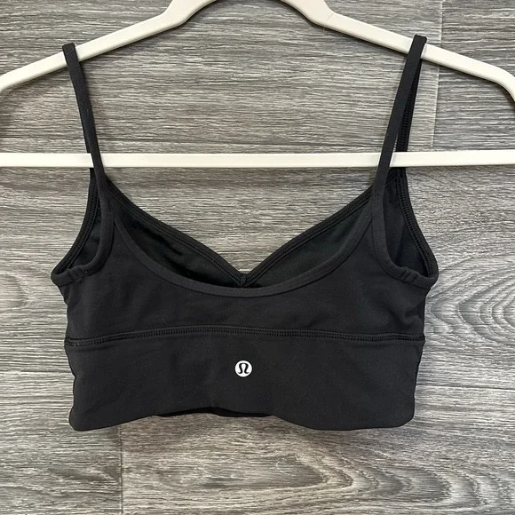 Lululemon Align Sweetheart Bra Light Support A/B Cup Sz 6 Black No Padding - Picture 3 of 6